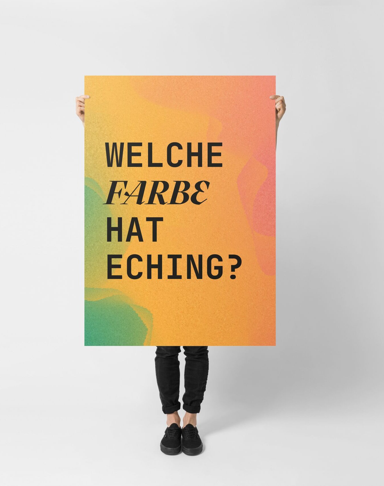 Klimafrühling Poster – Welche Farbe hat Eching?